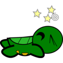 download Turtle Stunned clipart image with 0 hue color