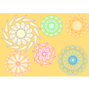download Decorative Circles clipart image with 0 hue color