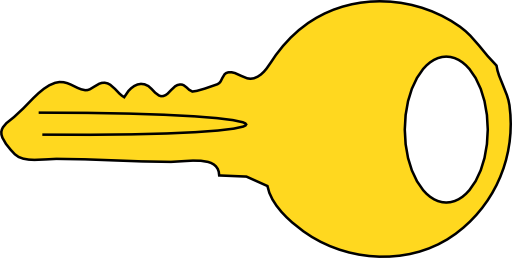 Simple Gold Key