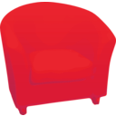 download Single Sofa clipart image with 315 hue color