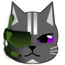 download Futuristic Cat clipart image with 225 hue color