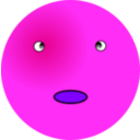 download Smiley Surprised clipart image with 270 hue color