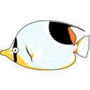 download Butterflyfish clipart image with 0 hue color