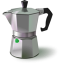 download Italian Coffee Maker clipart image with 90 hue color