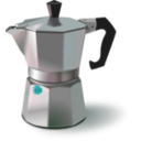 download Italian Coffee Maker clipart image with 135 hue color