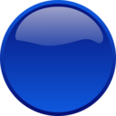 download Button Blue clipart image with 0 hue color