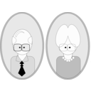 download Grampa 39 N Gramma Celso 02 clipart image with 0 hue color