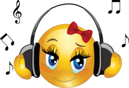 clipart-girl-listen-music-smiley-emotico