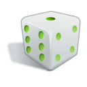 download Dice 3d clipart image with 90 hue color