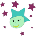 download Star Kid clipart image with 90 hue color