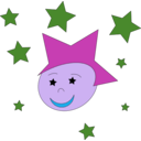 download Star Kid clipart image with 225 hue color