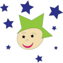 download Star Kid clipart image with 0 hue color