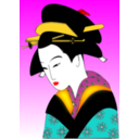 download Japan Woman Svg clipart image with 0 hue color