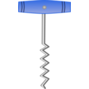 download Corkscrew clipart image with 180 hue color