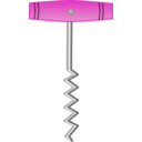 download Corkscrew clipart image with 270 hue color