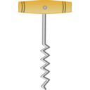 download Corkscrew clipart image with 0 hue color