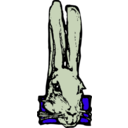 download Rabbit Head clipart image with 45 hue color