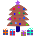 download Christmas clipart image with 225 hue color