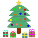download Christmas clipart image with 0 hue color