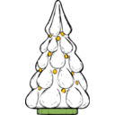 download Snowy Xmas Tree clipart image with 45 hue color
