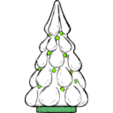 download Snowy Xmas Tree clipart image with 90 hue color