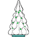 download Snowy Xmas Tree clipart image with 135 hue color
