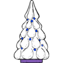download Snowy Xmas Tree clipart image with 225 hue color