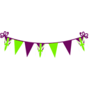 download Jubilee Bunting clipart image with 90 hue color