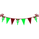download Jubilee Bunting clipart image with 135 hue color
