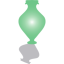 download Vase Icon clipart image with 45 hue color