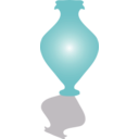 download Vase Icon clipart image with 90 hue color