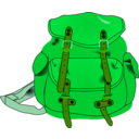 download Backpack clipart image with 90 hue color