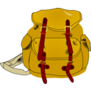 download Backpack clipart image with 0 hue color