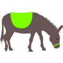 download Donkey By Rones clipart image with 90 hue color