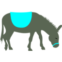 download Donkey By Rones clipart image with 180 hue color