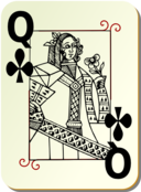 Guyenne Deck Queen Of Clubs