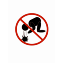 download No Yacking clipart image with 0 hue color