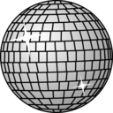 download Disco Ball clipart image with 270 hue color