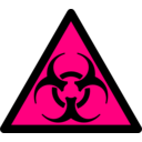 download Biohazard clipart image with 270 hue color