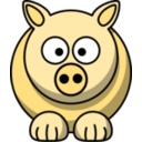 download Pig2 clipart image with 45 hue color