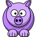 download Pig2 clipart image with 270 hue color