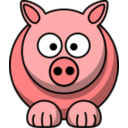 download Pig2 clipart image with 0 hue color