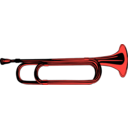 download Bugle clipart image with 315 hue color