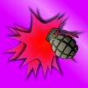 download Grenade Explosion clipart image with 315 hue color