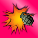 download Grenade Explosion clipart image with 0 hue color