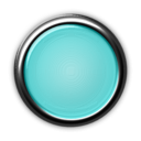 download Red Button With Internal Light clipart image with 180 hue color
