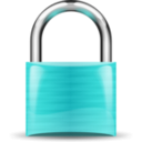 download Padlock Red clipart image with 180 hue color