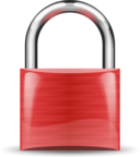 Padlock Red