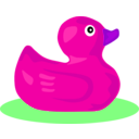 download Rubber Duck clipart image with 270 hue color