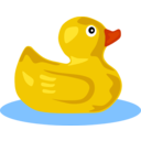 download Rubber Duck clipart image with 0 hue color